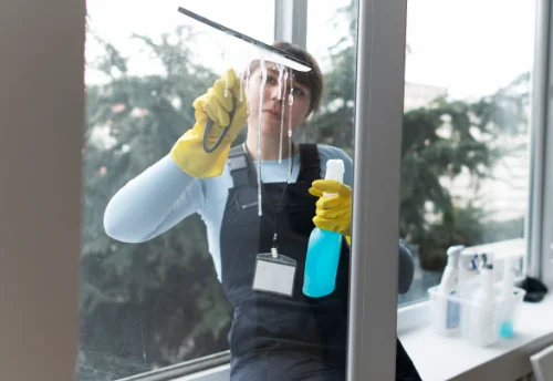 Nettoyage de vitres intérieures et extérieures à Coltines